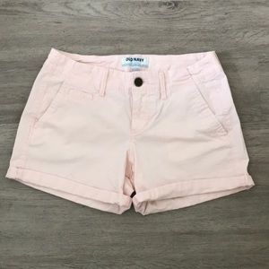 Light Pink Chino Shorts